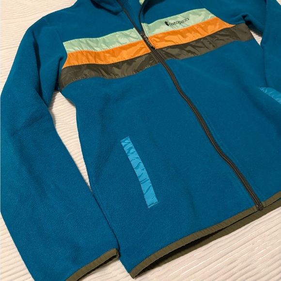 Cotopaxi Blue and Orange Fleece Jacket unisex - Picture 3 of 5